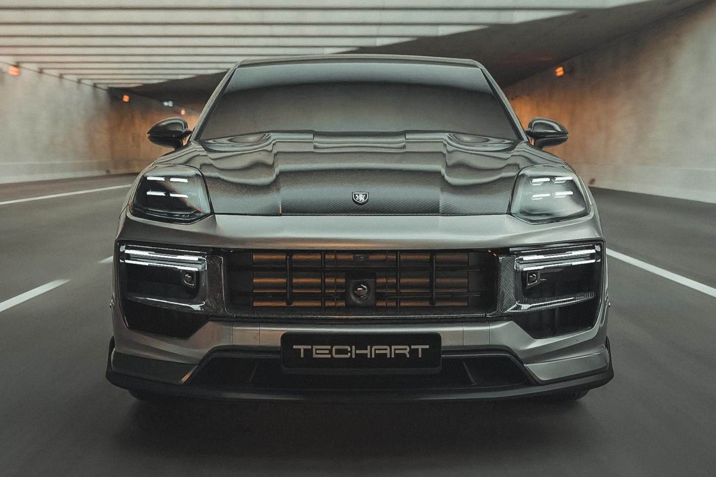 TECHART Carbon Aero Hood for E3.2 Cayenne starting MY24