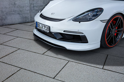 TECHART Splitter and Carrier Replacement for 991 / 981 / 718 Front Spoiler