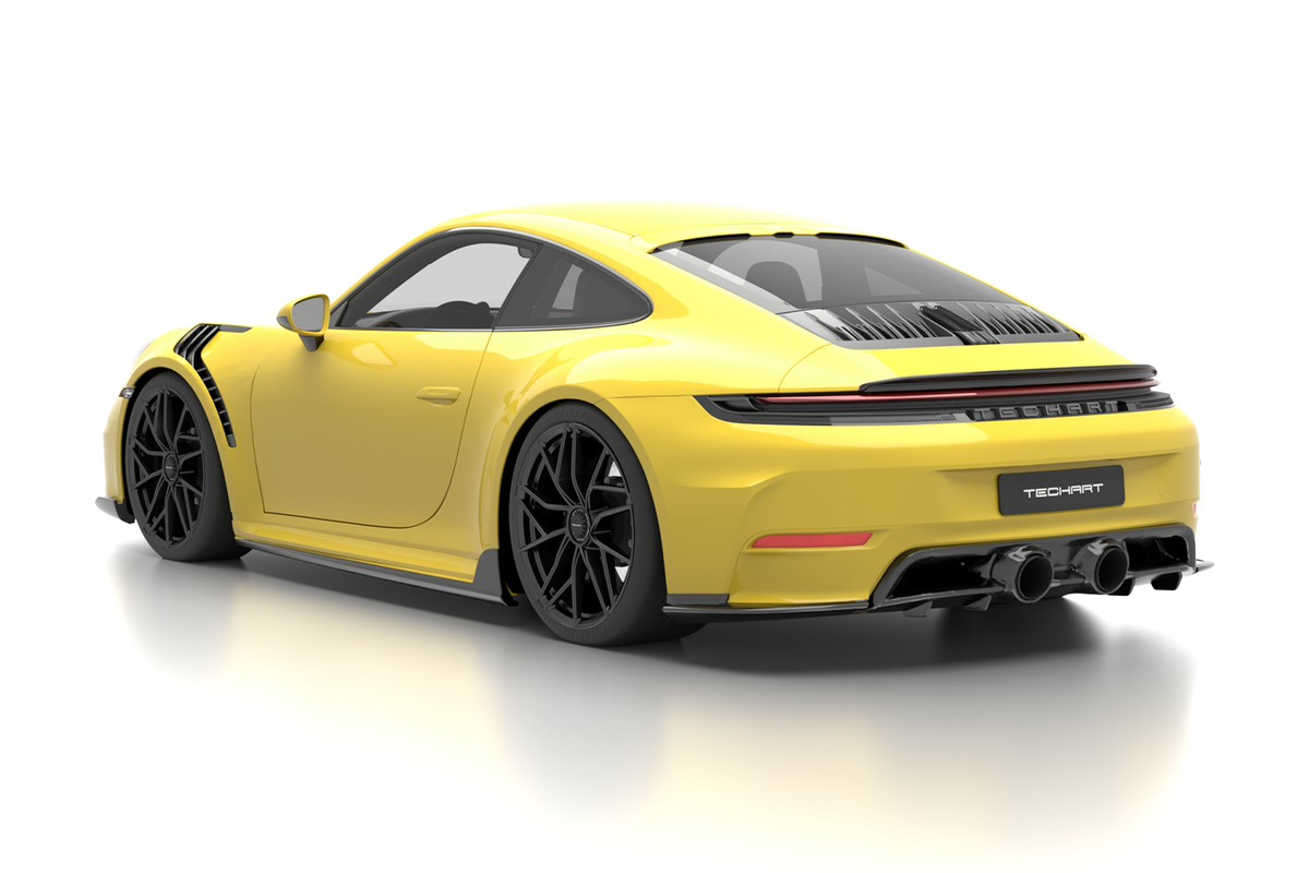 TECHART Rear Diffuser incl. Aero Wings for 992.2 Carrera / GTS from MY ...
