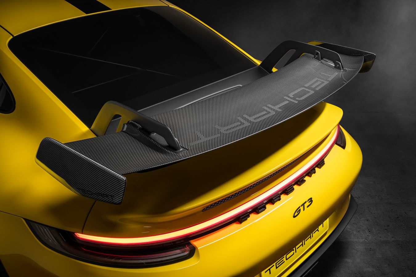 TECHART Rear Spoiler Wing End Plates L/R for 992 GT3