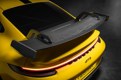 TECHART Rear Spoiler profile w/ Wing End Plates for 992 GT3