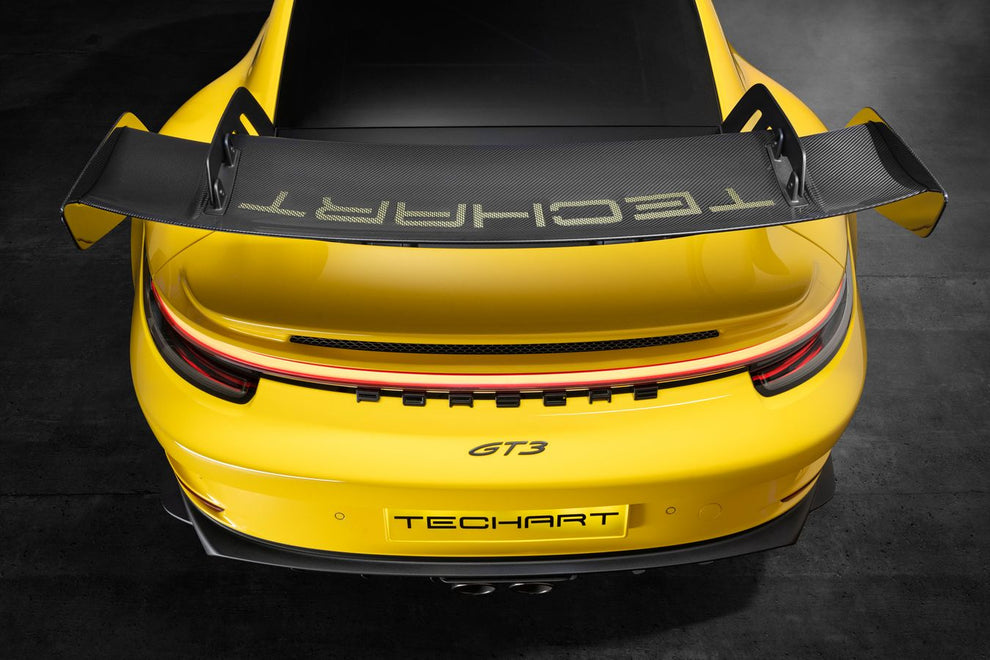 TECHART Rear Spoiler profile w/ Wing End Plates for 992 GT3 – Techart USA