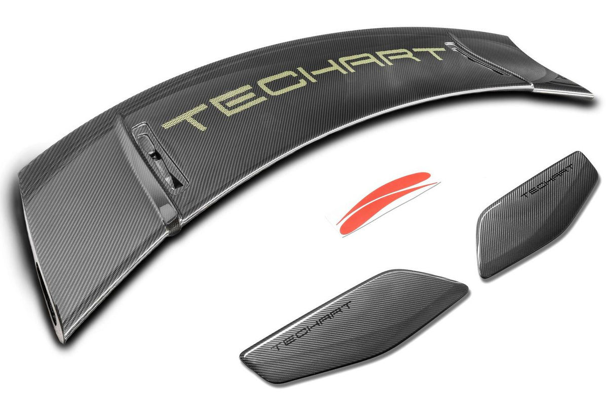 Techart Rear Bumper TECHART Rear Spoiler profile w/ Wing End Plates for 992 GT3 – Techart USA