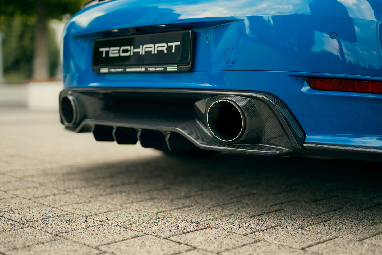 TECHART Carbon Rear Diffuser incl. Carbon Aero Wings for 992.2 Carrera / GTS from MY2025