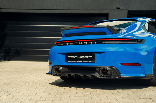 TECHART Carbon Rear Diffuser incl. Carbon Aero Wings for 992.2 Carrera / GTS from MY2025