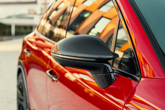 TECHART Carbon Side Mirror trims for E3 Cayenne