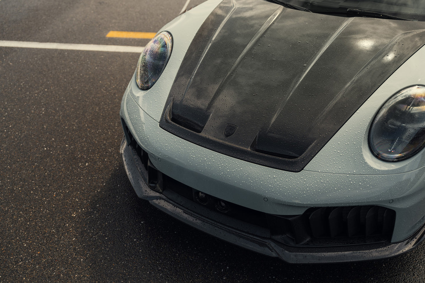 TECHART Carbon Front Spoiler for 992.2 Carrera from MY2025