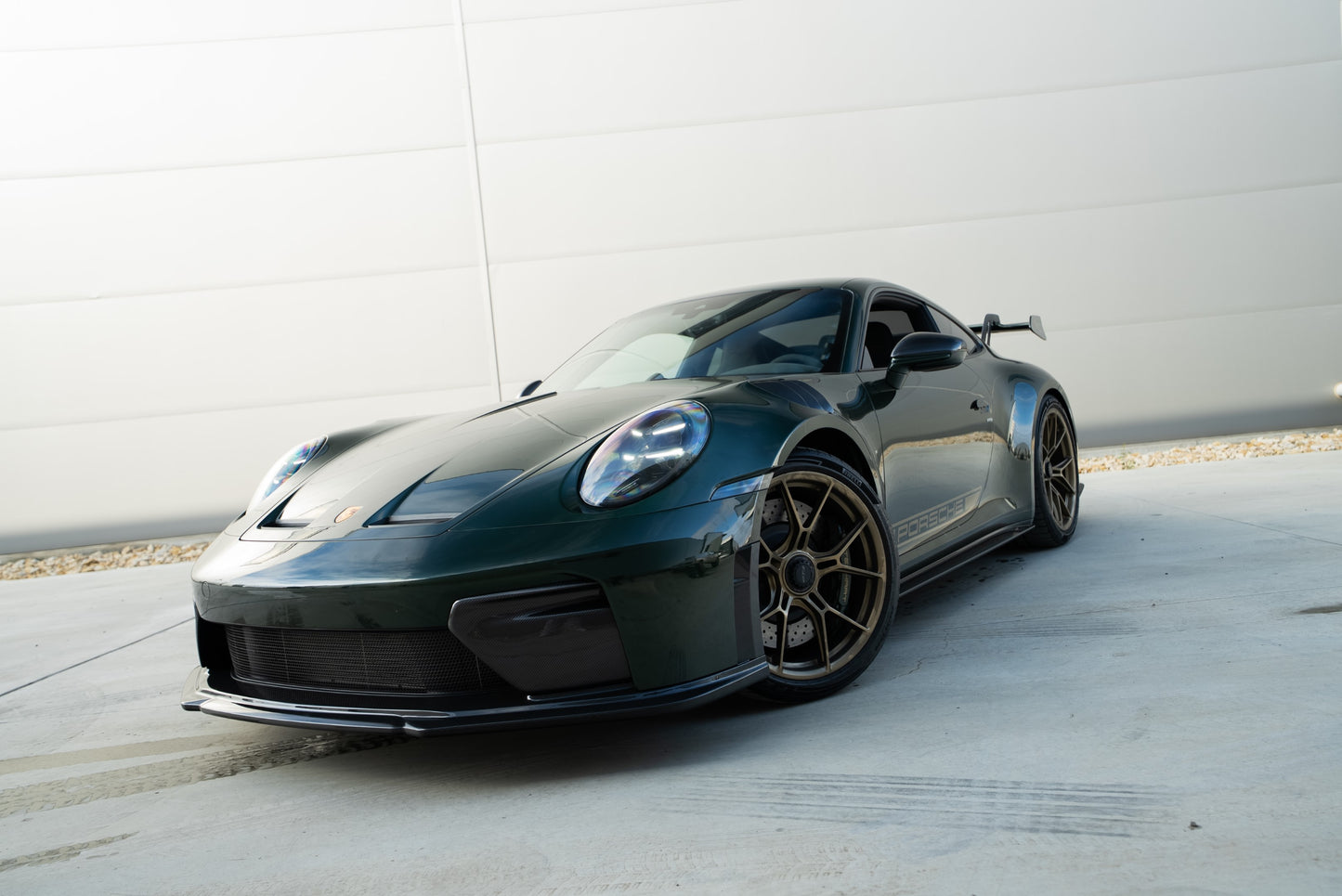 TECHART Carbon Front Intake Trims for 992.2 GT3