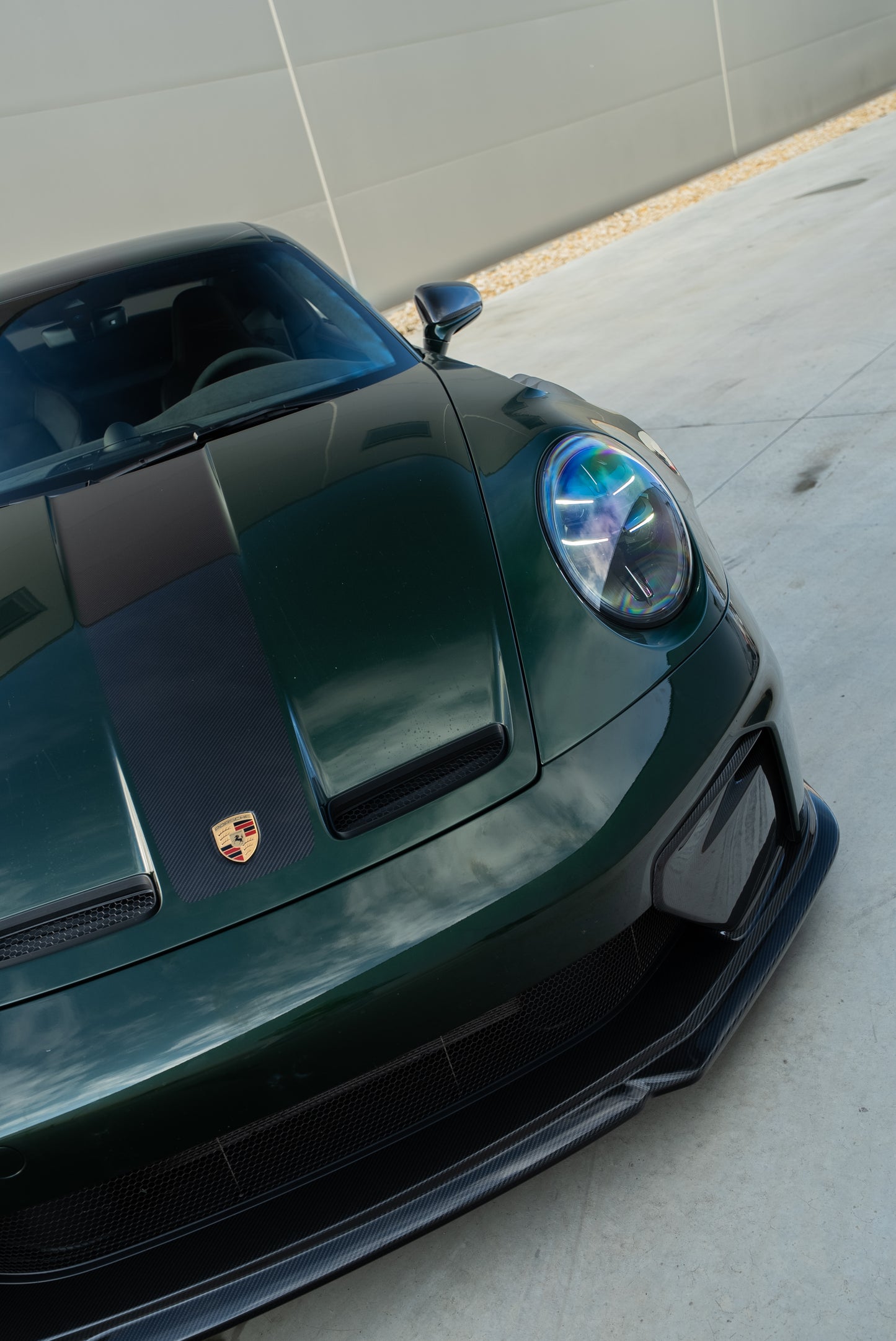 TECHART Carbon Front Intake Trims for 992.2 GT3