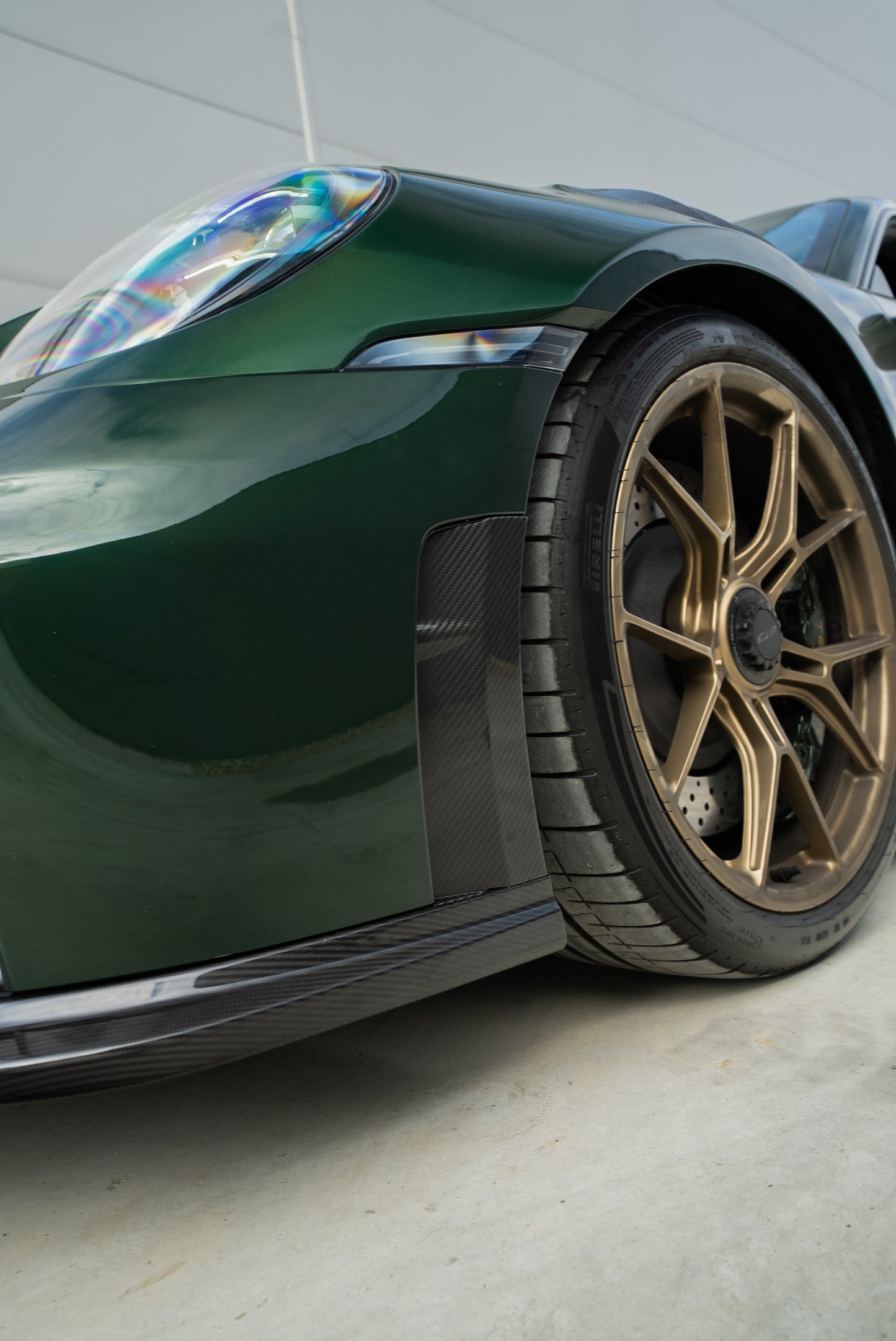 TECHART Carbon Front Spoiler for 992.2 GT3