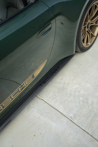 TECHART Carbon Side Skirts for 992 GT3 and Carrera