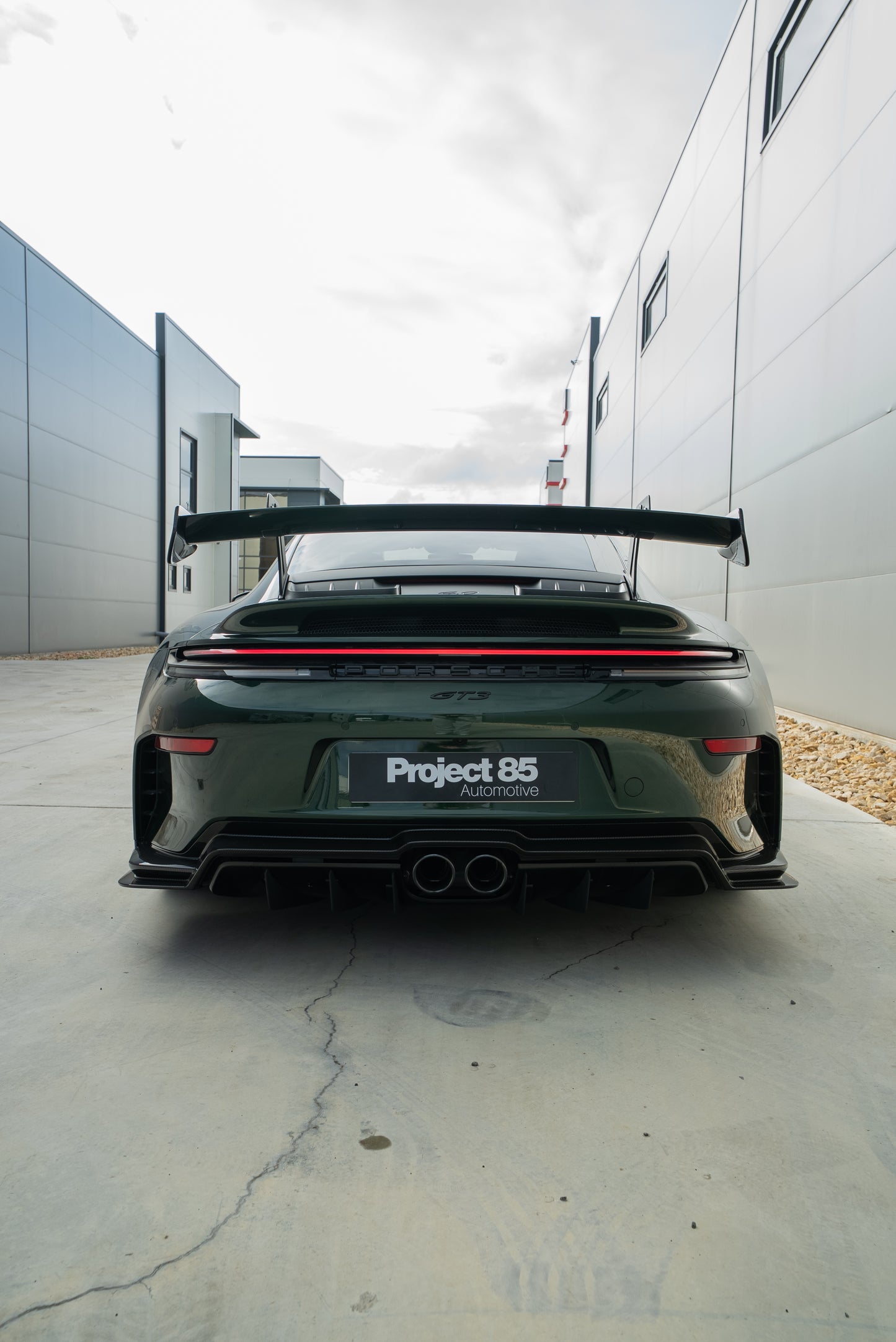 TECHART Carbon Rear Apron Lower Part for 992.2 GT3