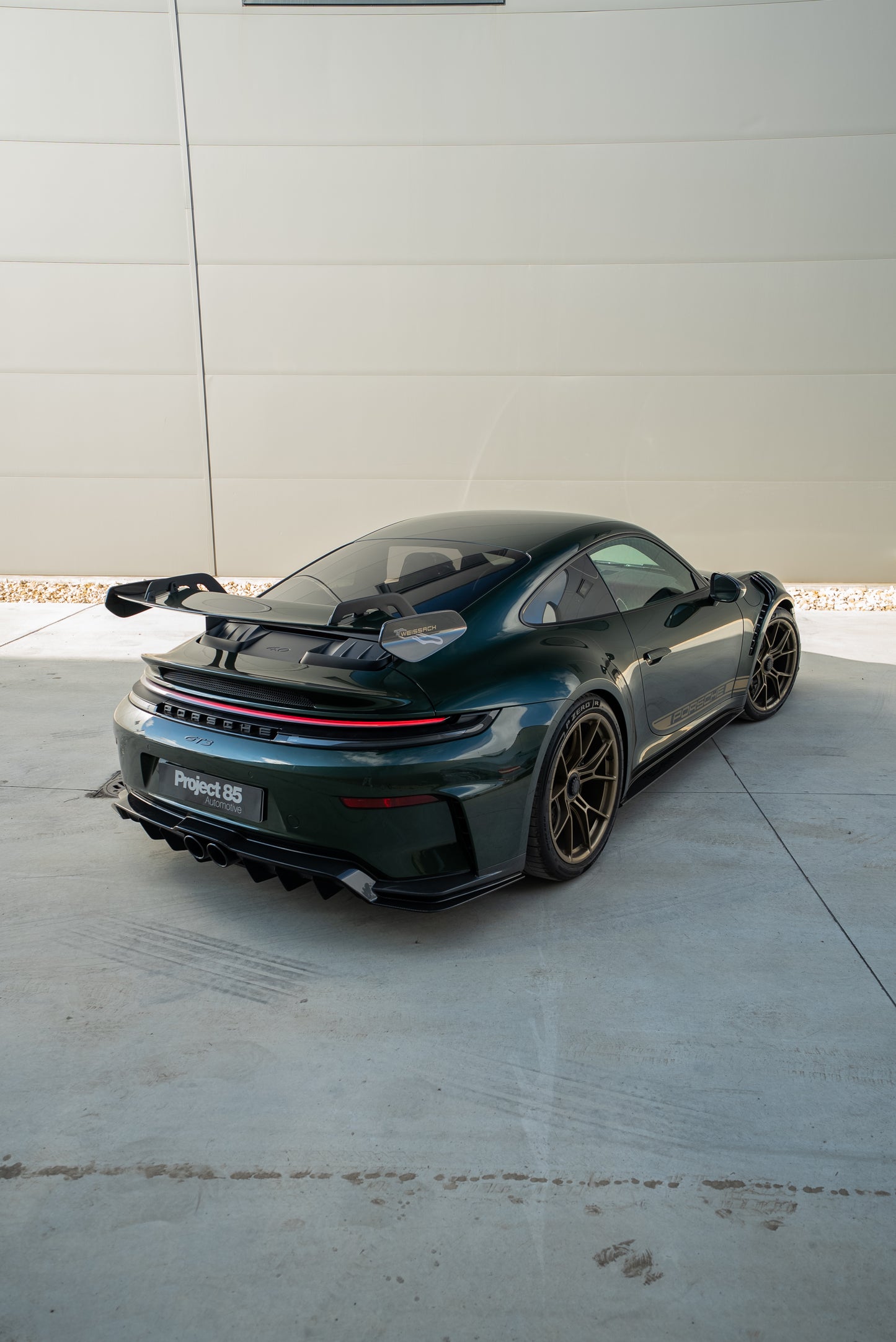 TECHART Carbon Rear Apron Lower Part for 992.2 GT3