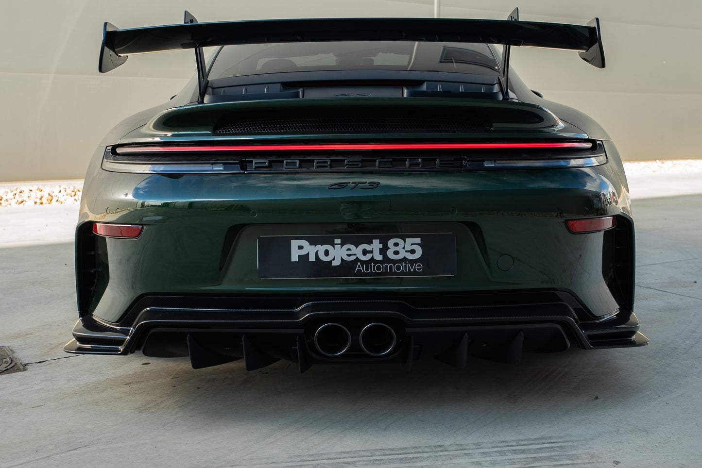 TECHART Carbon Rear Apron Lower Part for 992.2 GT3