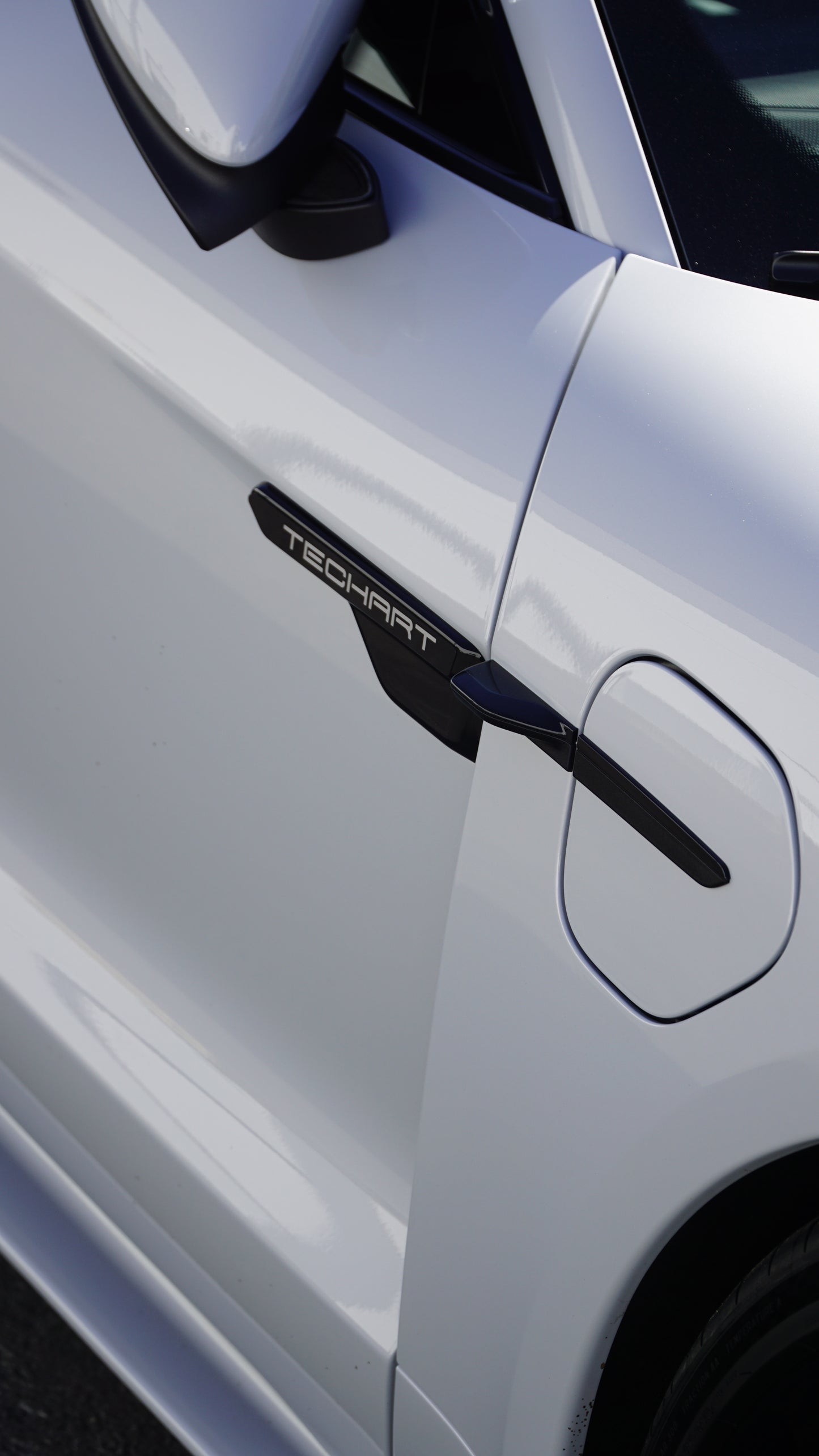 TECHART Trim Cover with TECHART Logo for 9J1 Taycan
