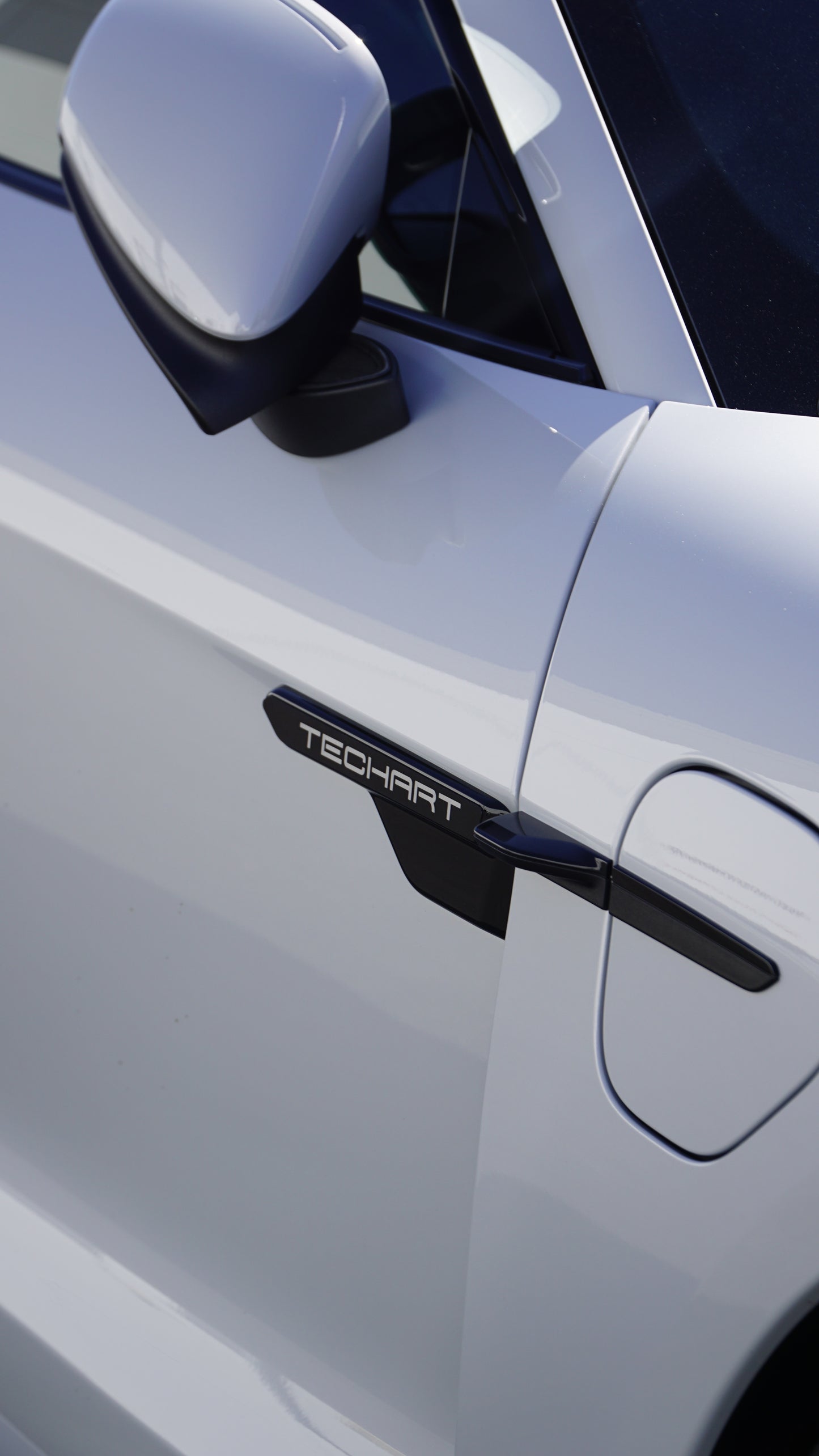 TECHART Trim Cover with TECHART Logo for 9J1 Taycan