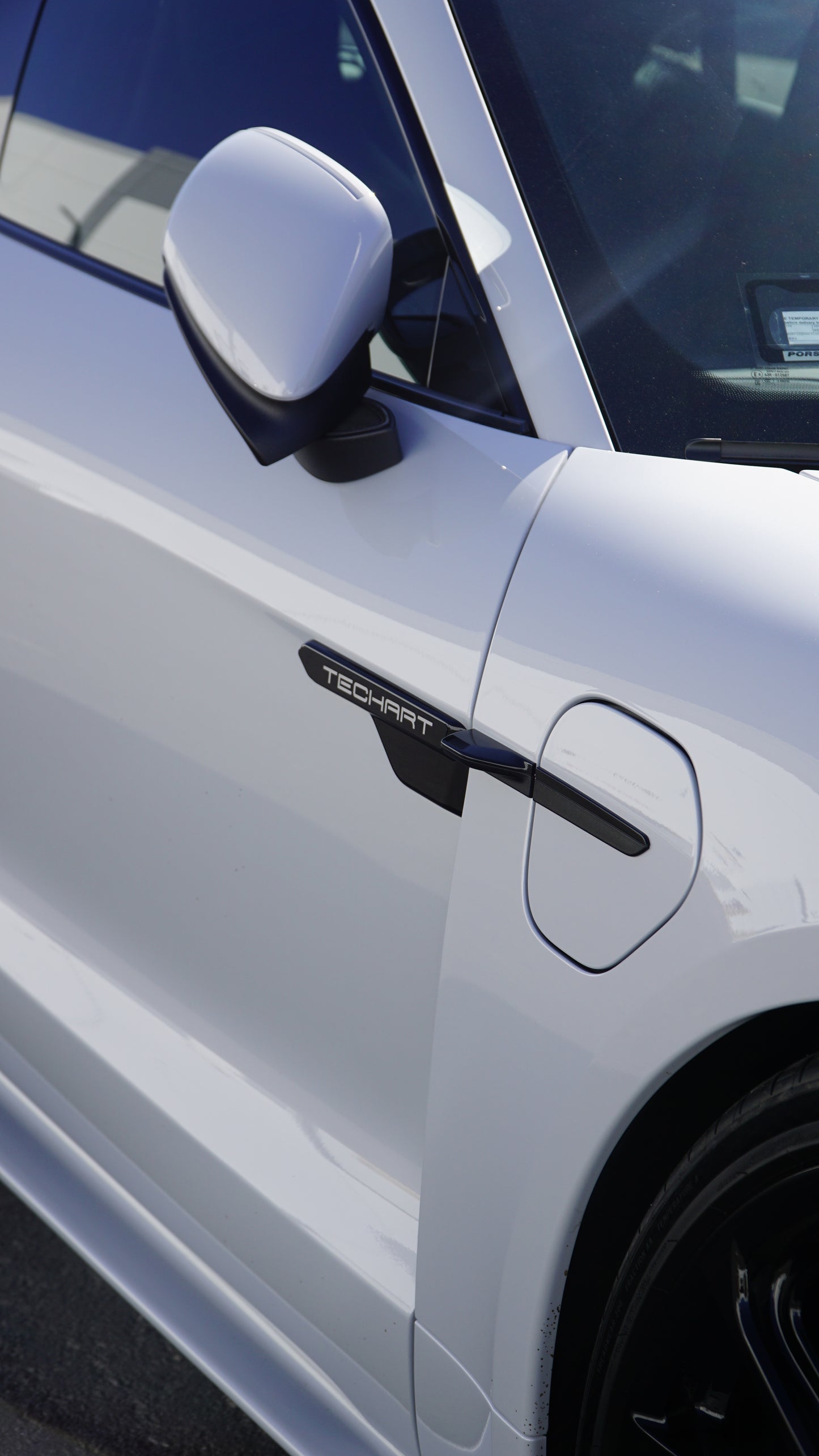 TECHART Trim Cover with TECHART Logo for 9J1 Taycan