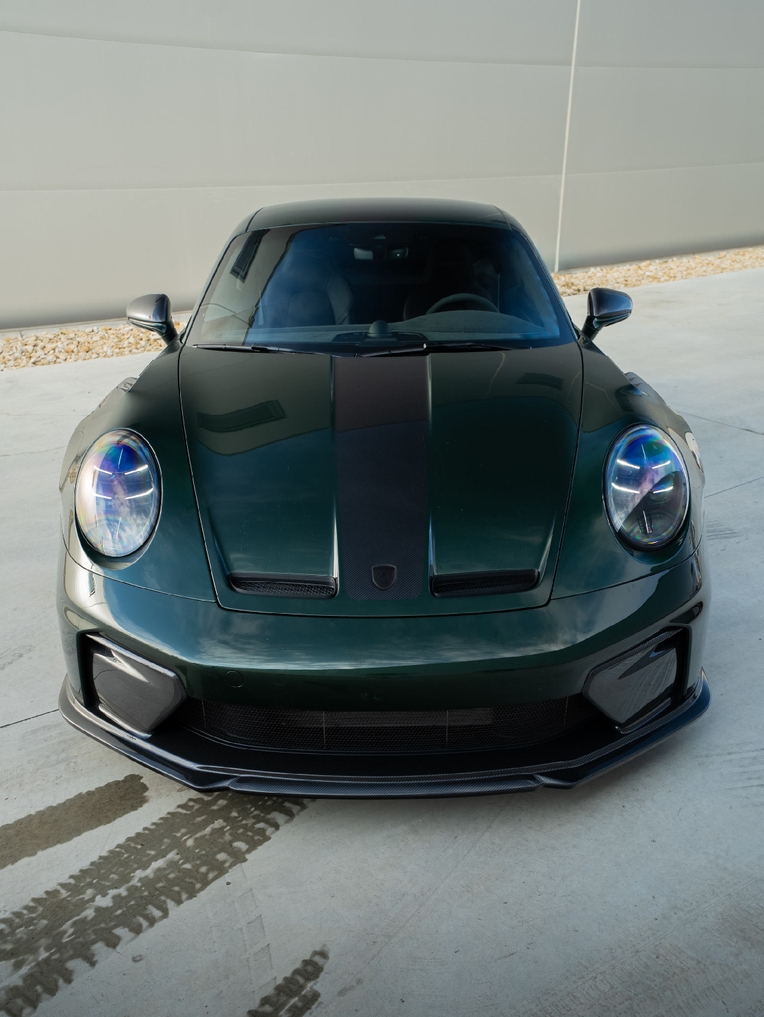 TECHART Carbon Front Spoiler for 992.2 GT3