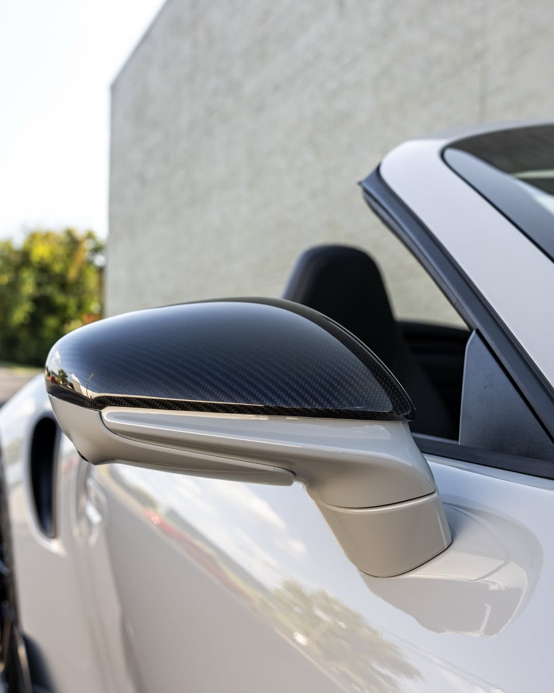 TECHART Carbon Side Mirror Trims for 992