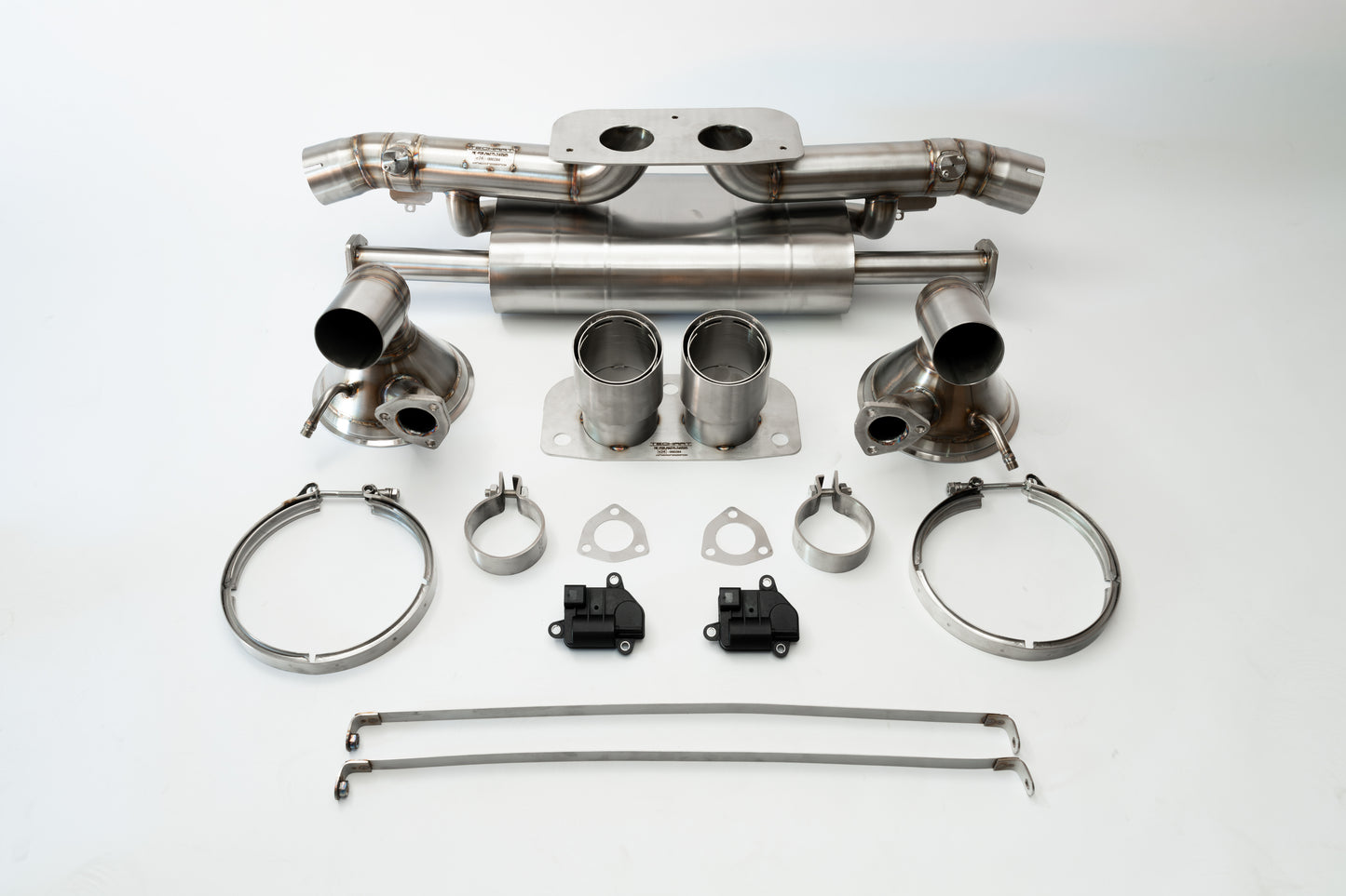 TECHART Rear Muffler "GT" valve controlled for 992 GT3, GT3 Touring, GT3RS, S/T