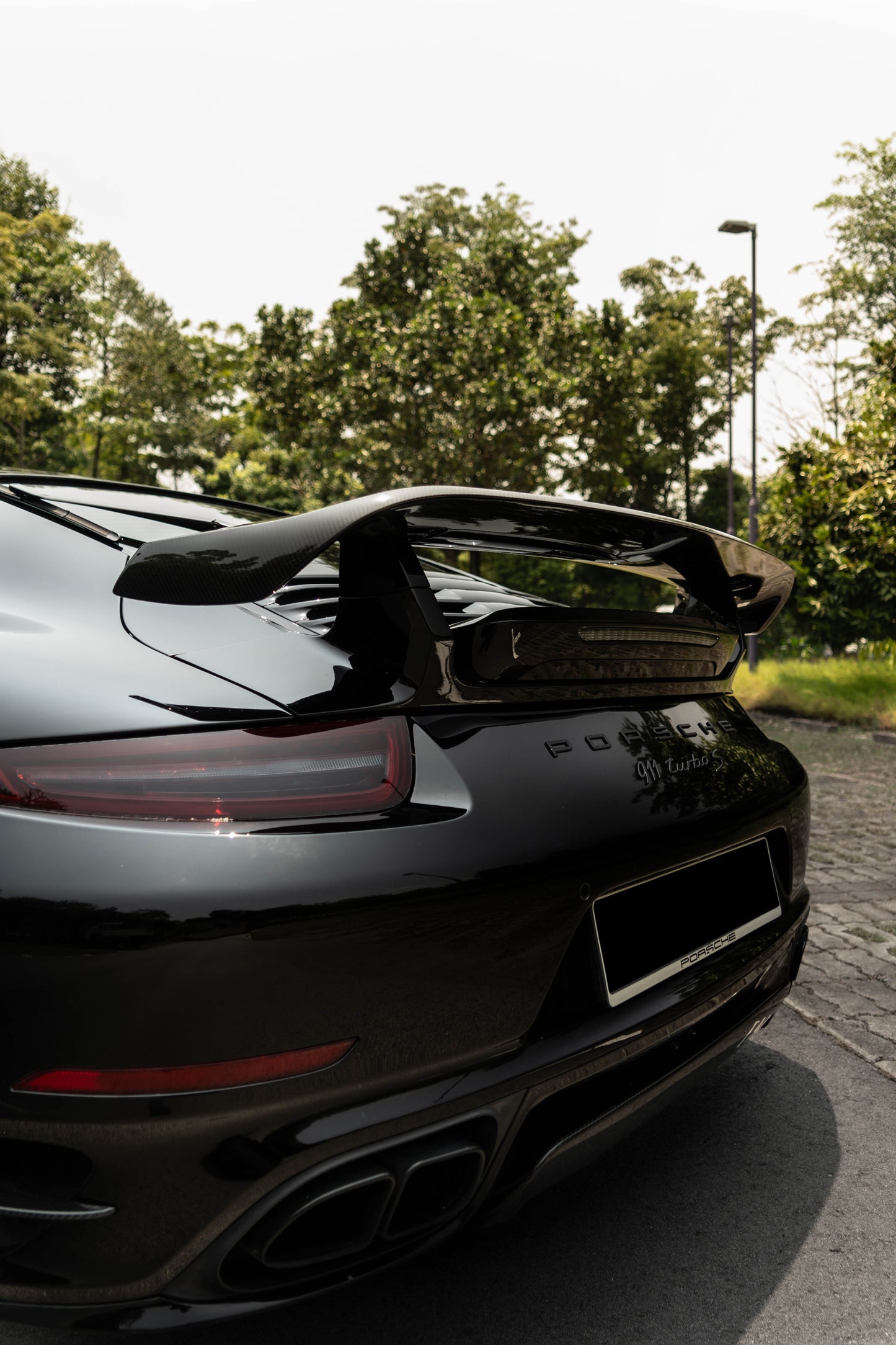TECHART Rear Spoiler II for 991 Turbo (S)