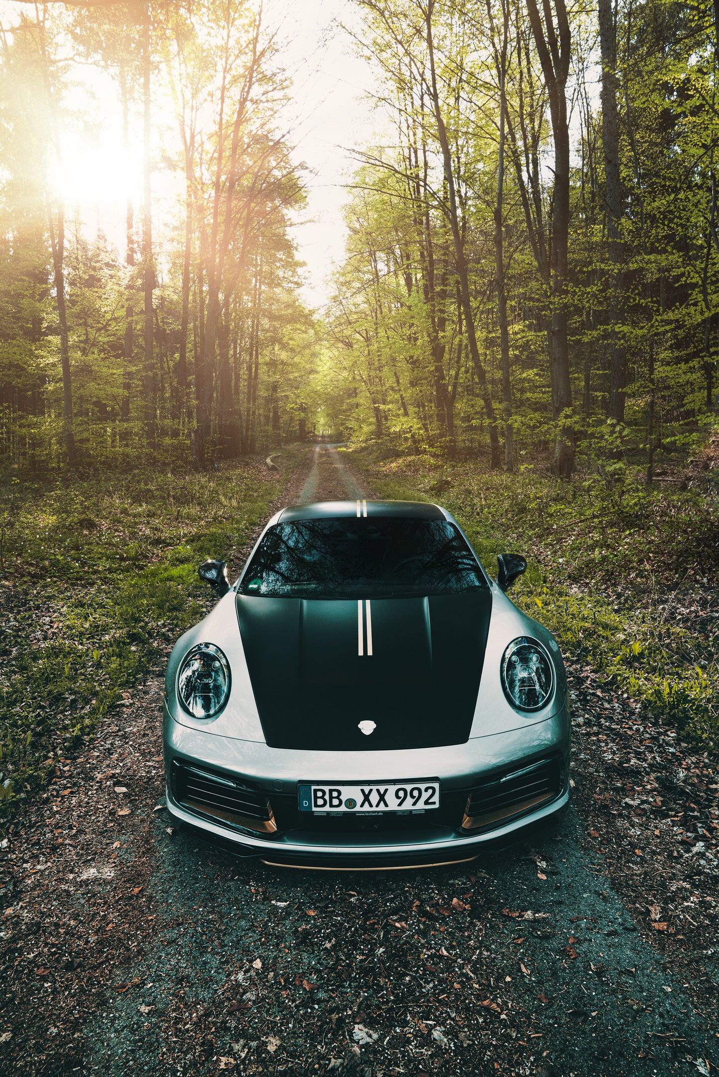 TECHART Carbon Fiber Aero Hood for 992