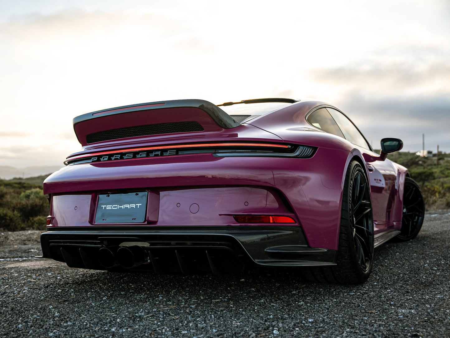 Techart Rear Spoiler III ( Ducktail ) for 992 Carrera Coupé / GT3 Touring