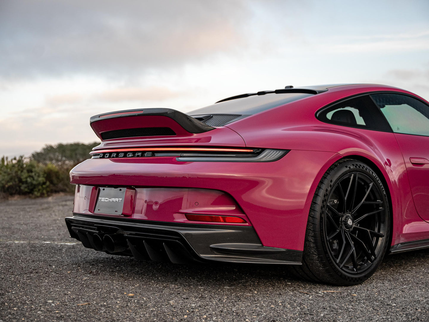 Techart Rear Spoiler III ( Ducktail ) for 992 Carrera Coupé / GT3 Touring