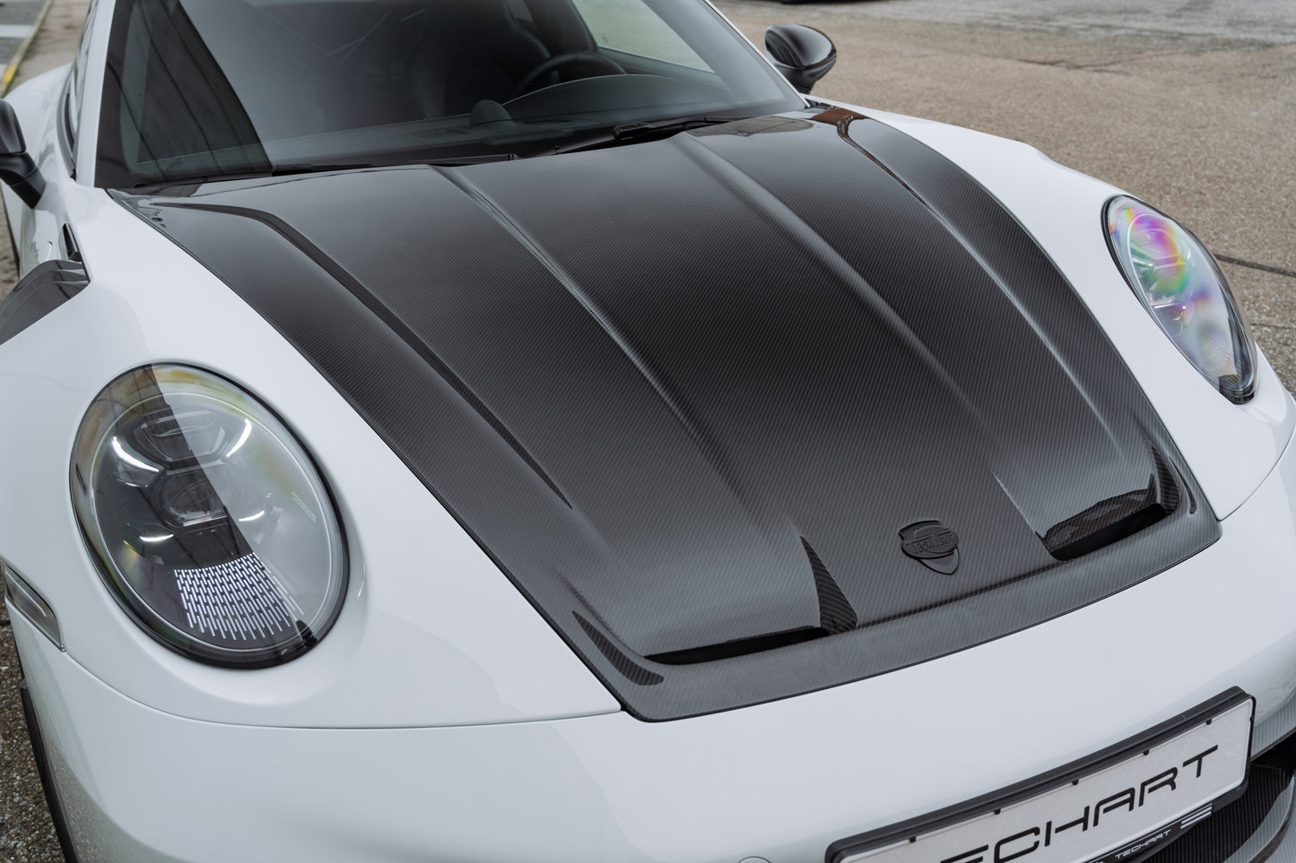 TECHART Carbon Fiber Aero Hood for 992