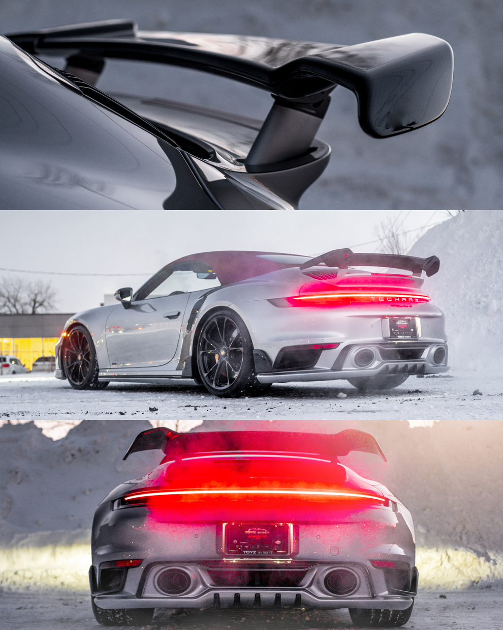 Techart Rear Bumper TECHART Carbon Rear Spoiler I for 992 Turbo (S) – Techart USA