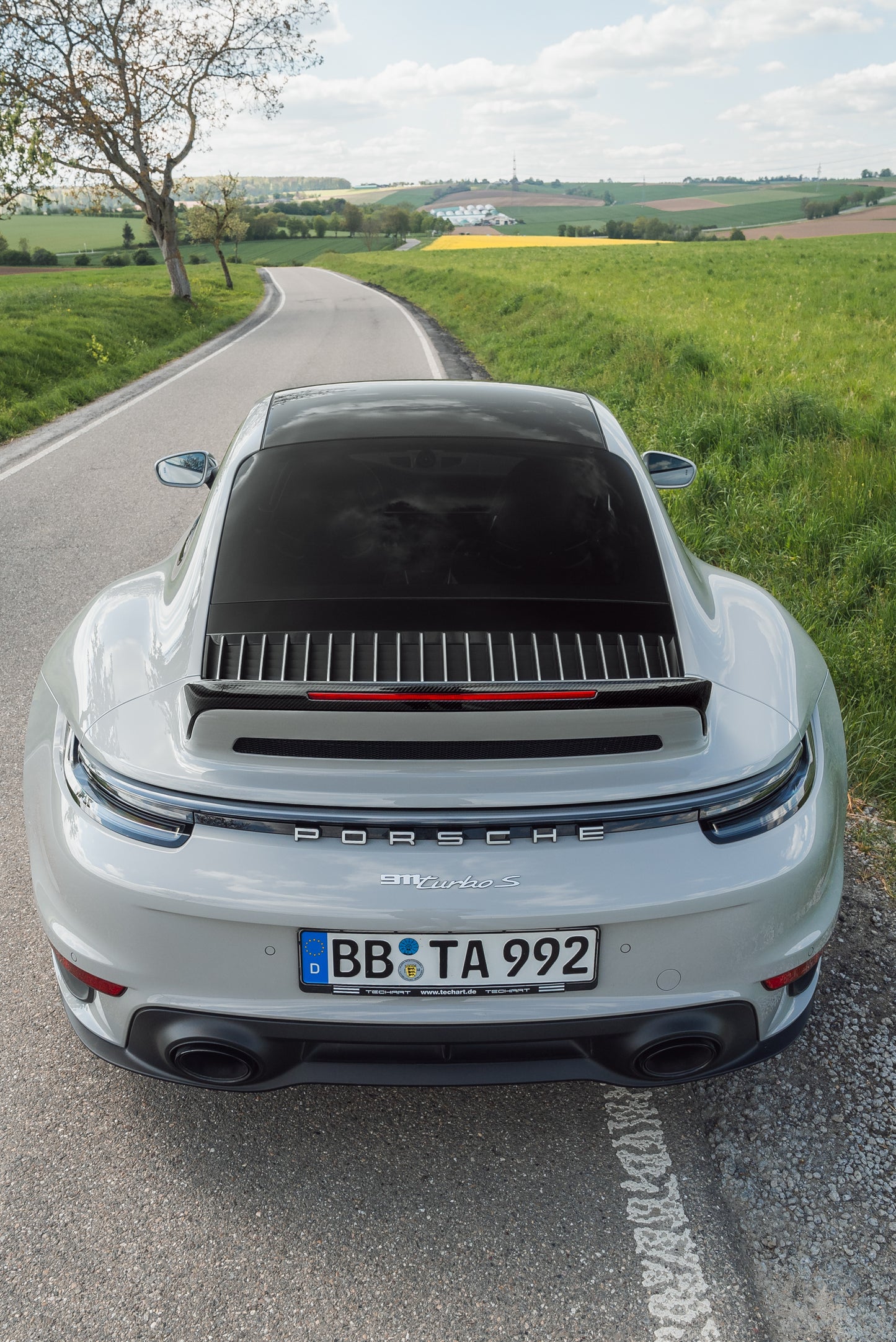 Techart Rear Spoiler III ( Ducktail ) for 992 Coupé ( Carrera/ Turbo/ GT3 Touring )