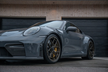 TECHART Carbon Front Intake Trims for 992.2 GT3