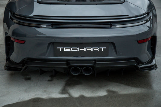 TECHART Carbon Rear Apron Lower Part for 992.2 GT3