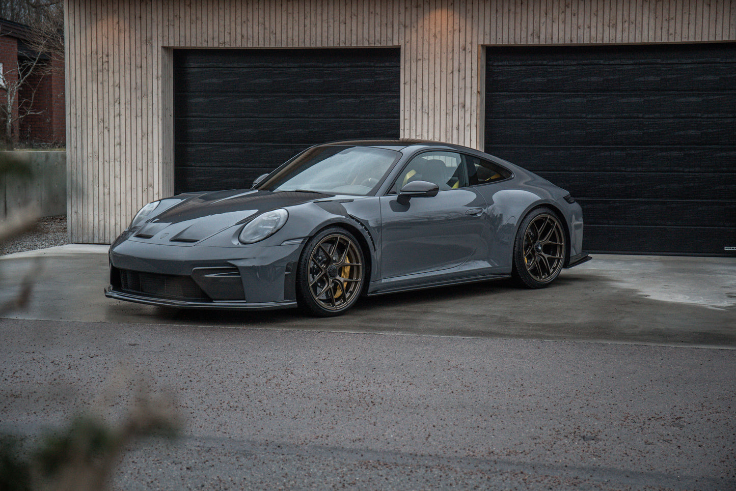 TECHART Carbon Front Spoiler for 992.2 GT3
