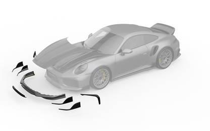 TECHART Front Spoiler I for 992.2 Turbo(S) from MY2026