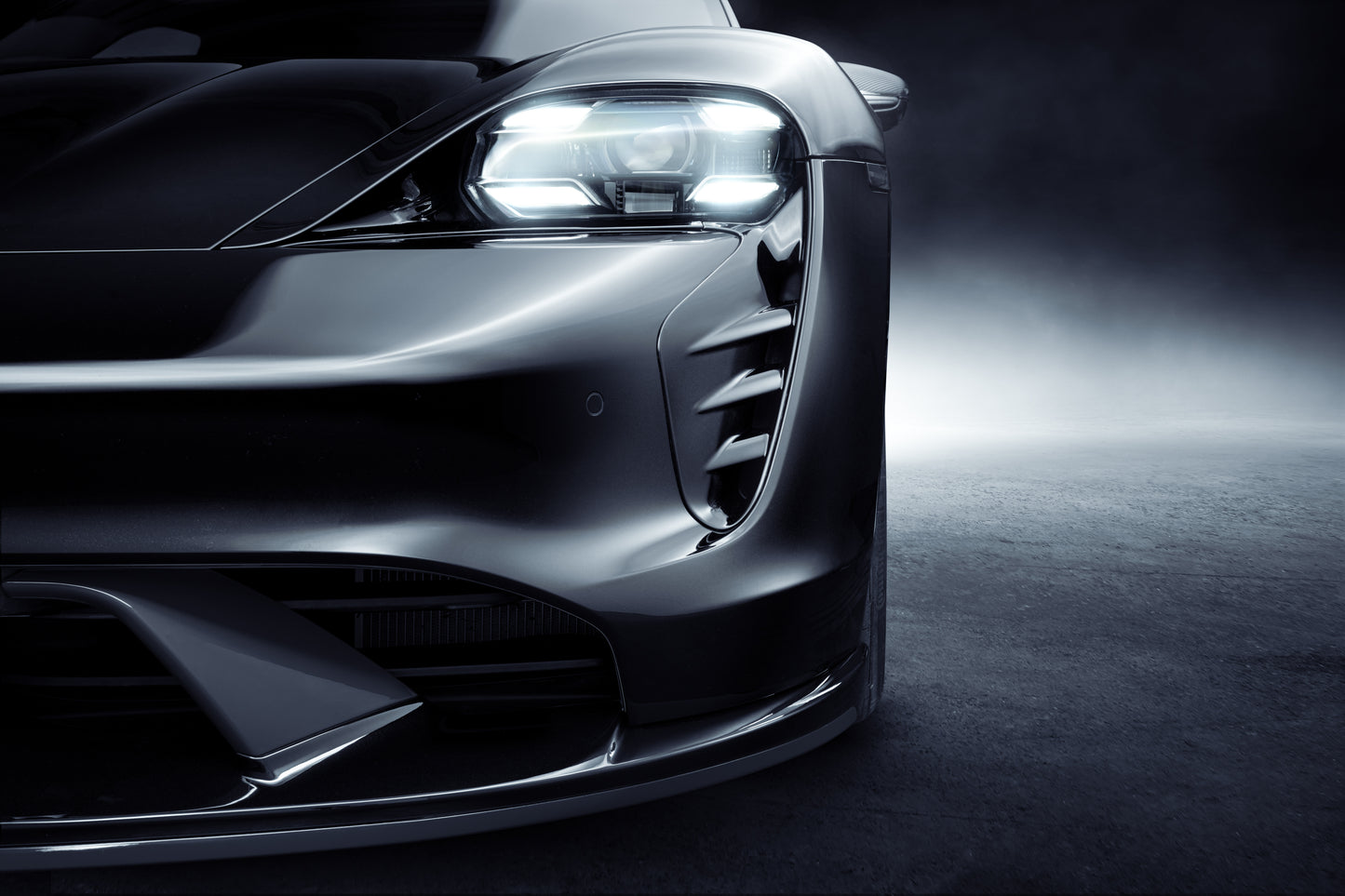 TECHART Carbon Air Curtains for 9J1 Taycan