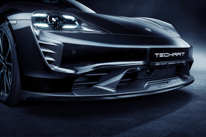 TECHART Carbon Air Curtains for 9J1 Taycan