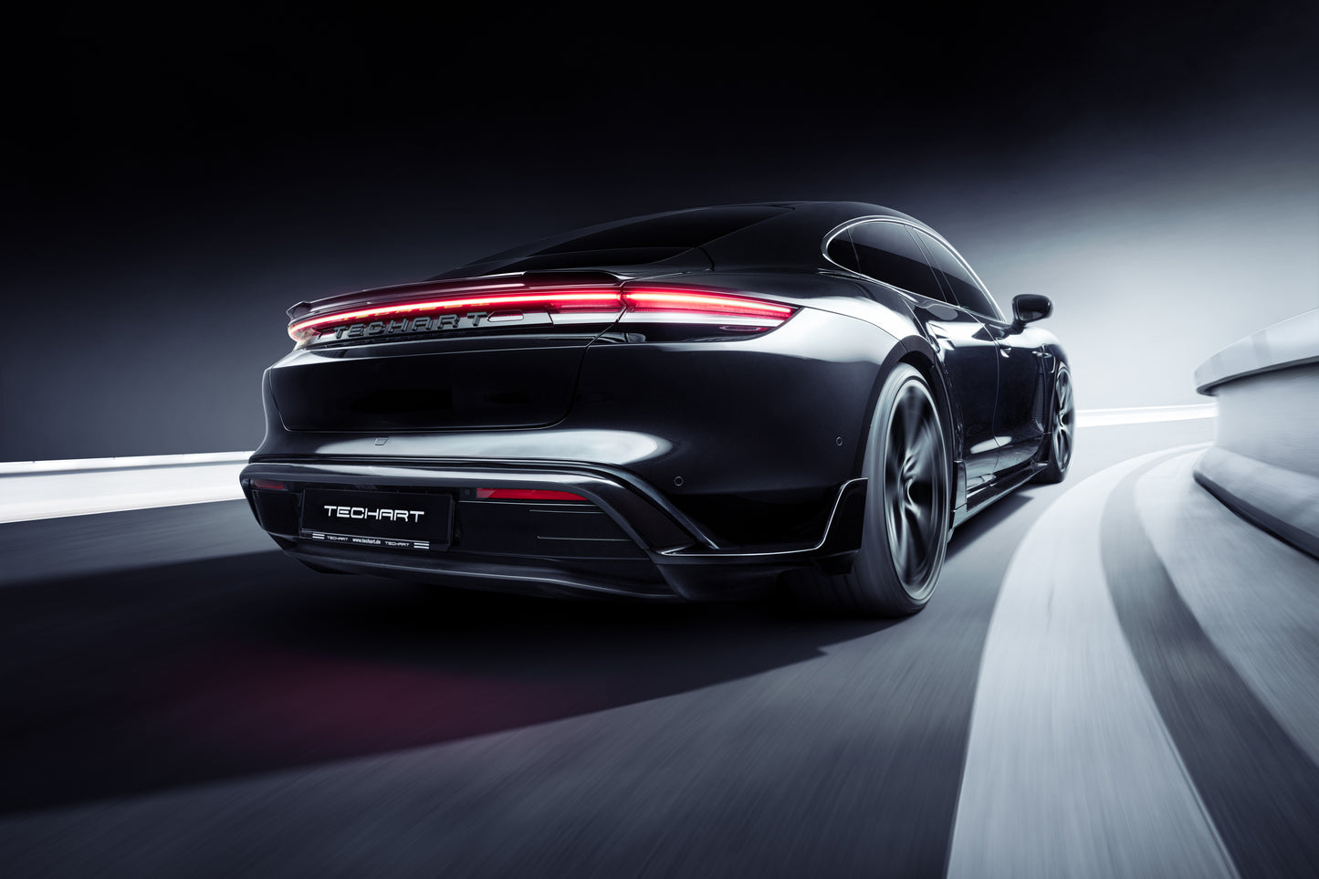 TECHART Carbon Rear Spoiler I for 9J1 Taycan