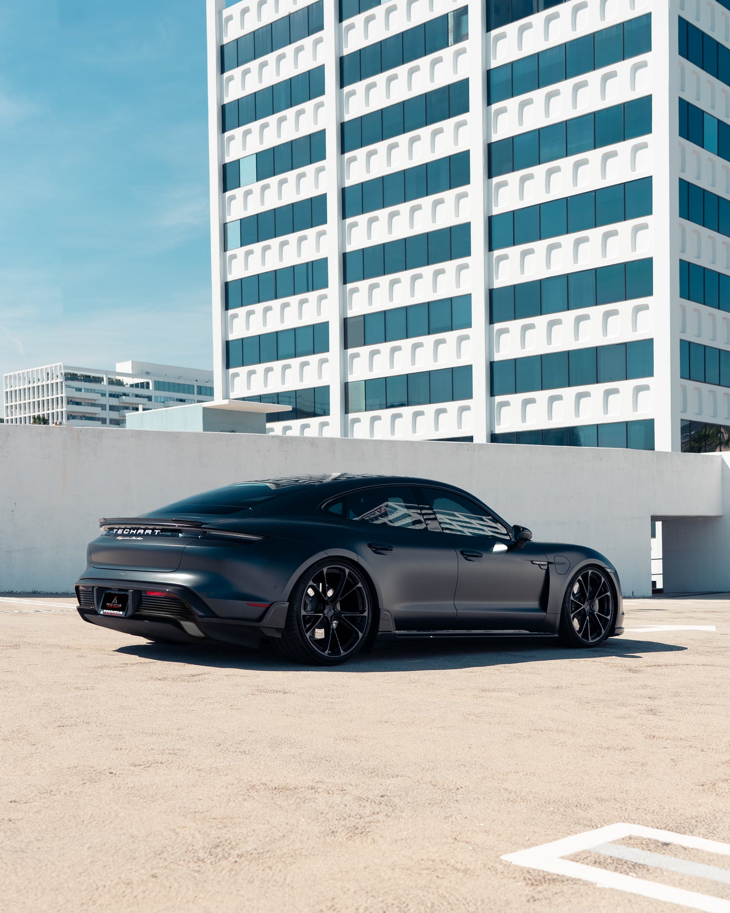 TECHART Carbon Rear Spoiler I for 9J1 Taycan