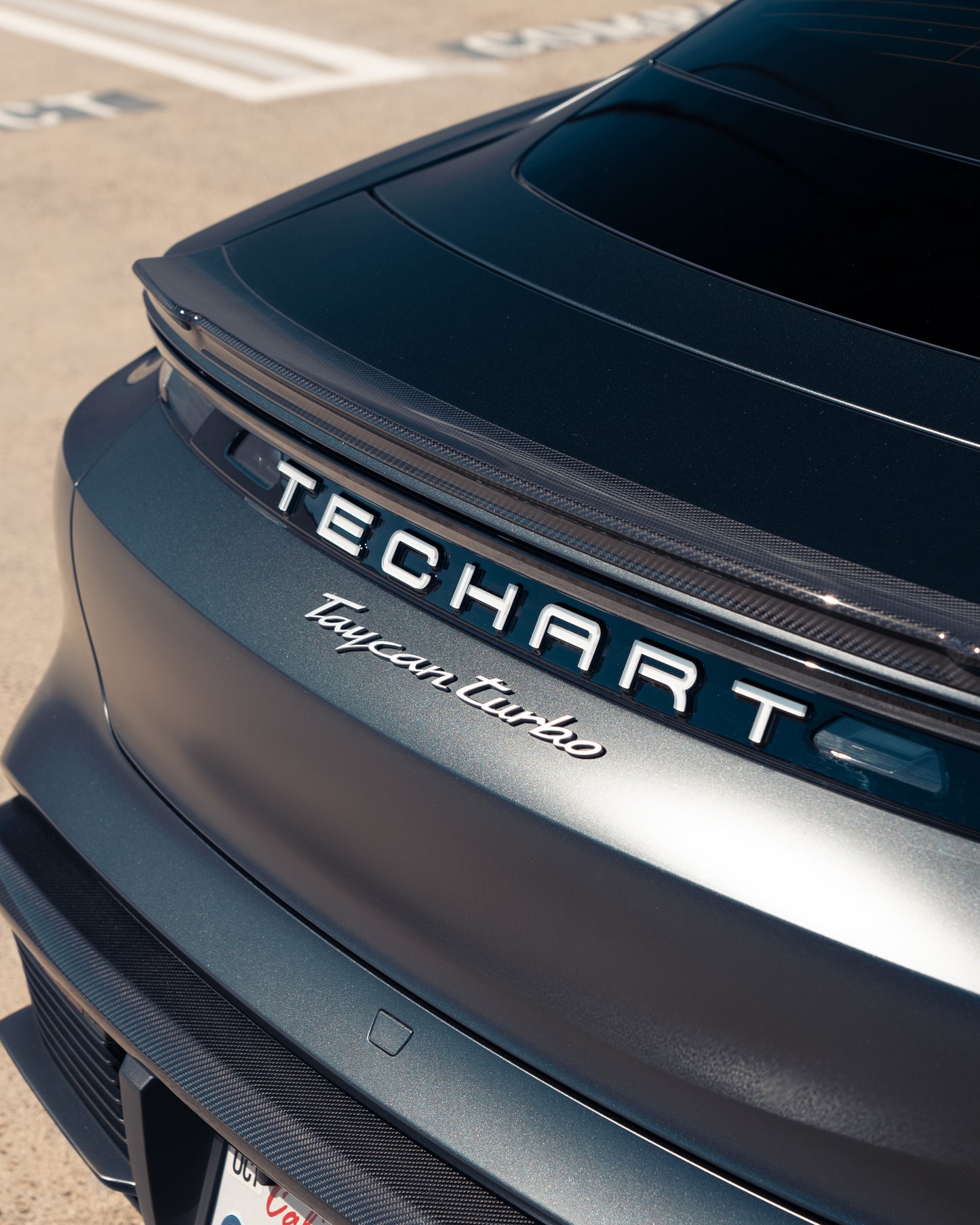 TECHART Carbon Rear Spoiler I for 9J1 Taycan