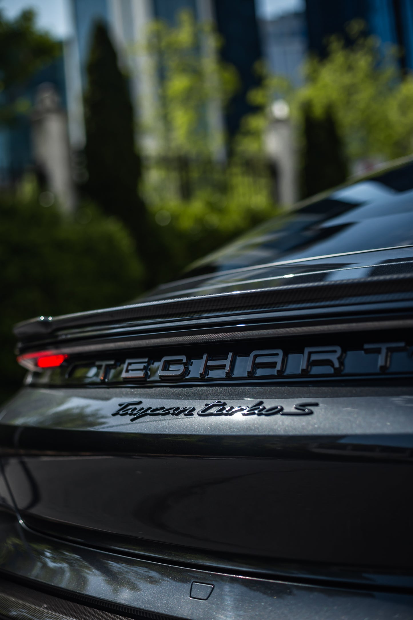 TECHART Carbon Rear Spoiler I for 9J1 Taycan