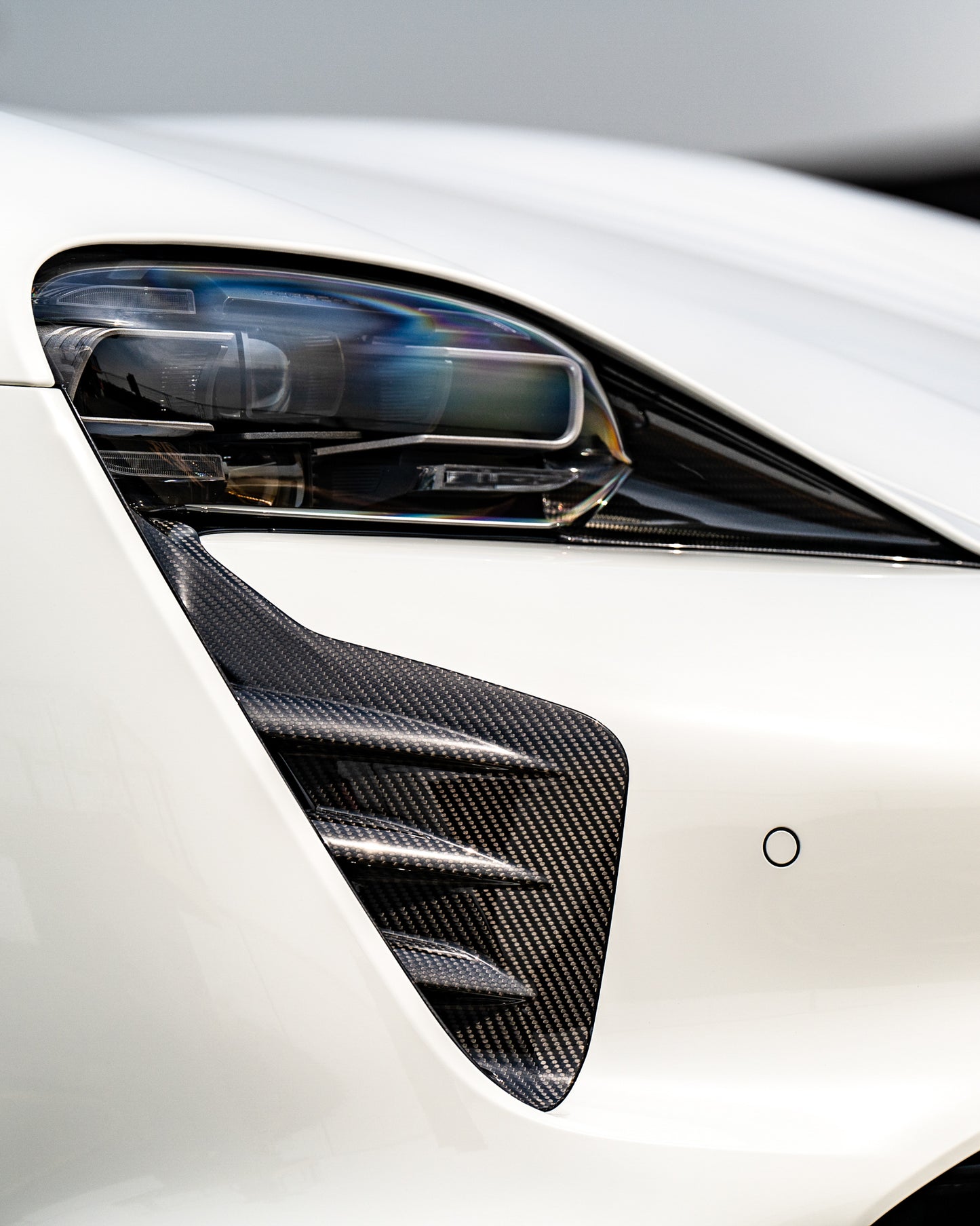 TECHART Carbon Air Curtains for 9J1 Taycan