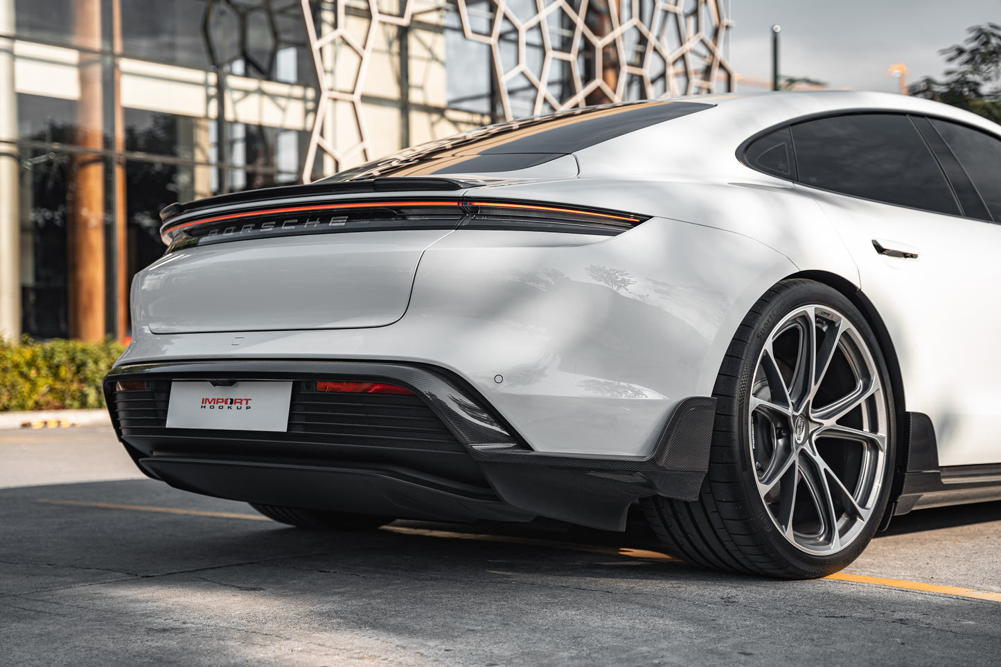 TECHART Carbon Rear Spoiler I for 9J1 Taycan