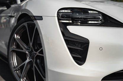 TECHART Carbon Air Curtains for 9J1 Taycan