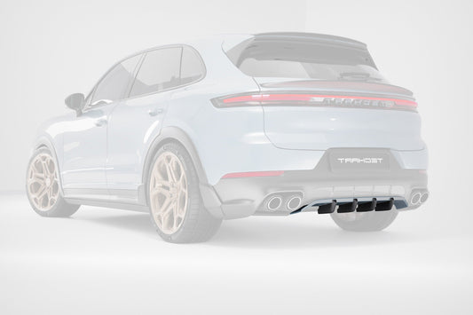 TECHART Rear Diffuser “Four Fast Fins” for E3.2 Cayenne with SportDesign starting MY24