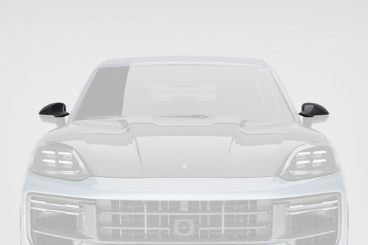 TECHART Carbon Side Mirror trims for E3 Cayenne