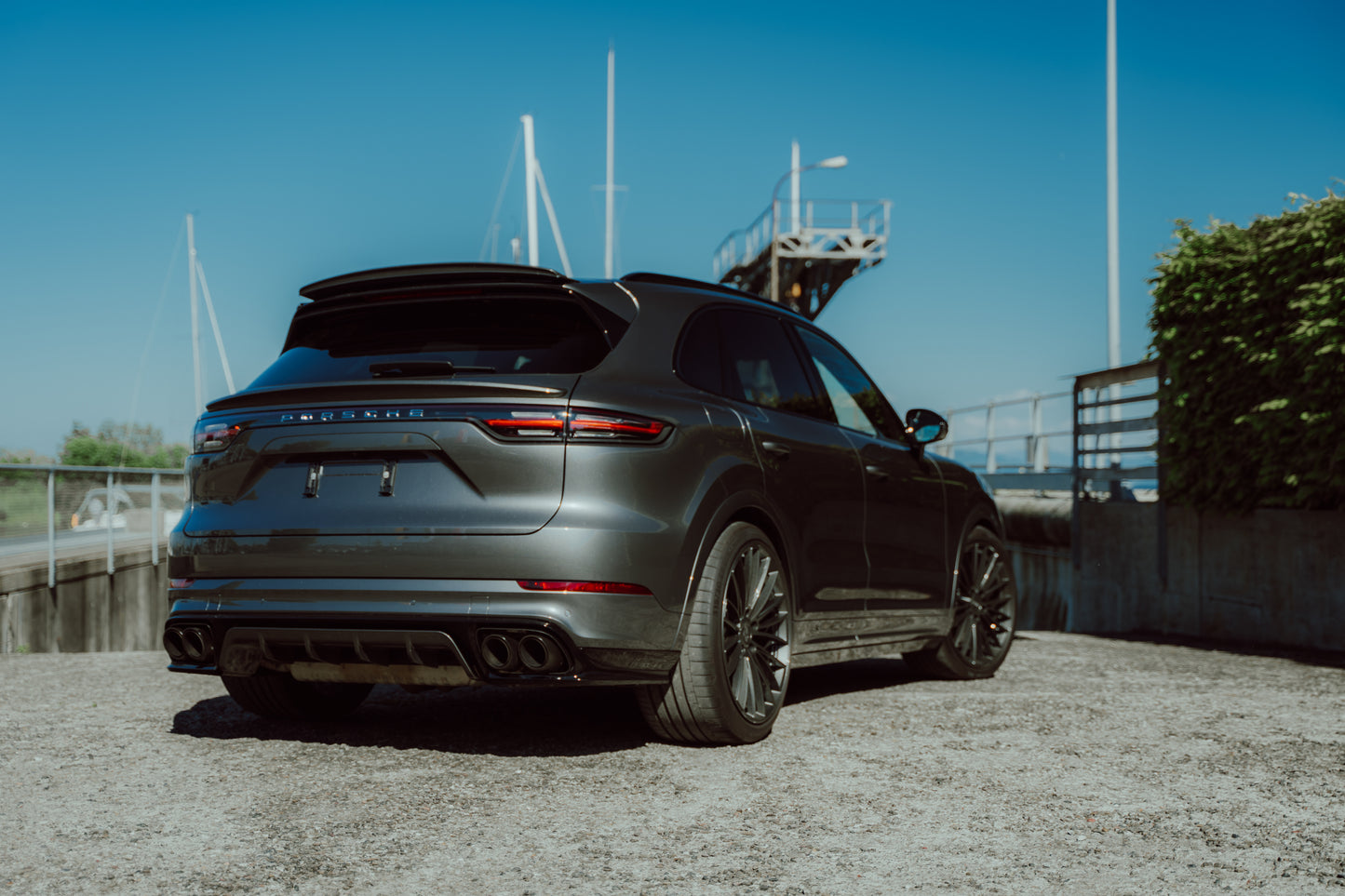 TECHART Rear Spoiler Panel for E3 (9YA) Cayenne