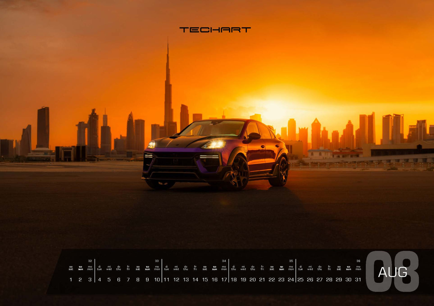 2026 TECHART Calendar