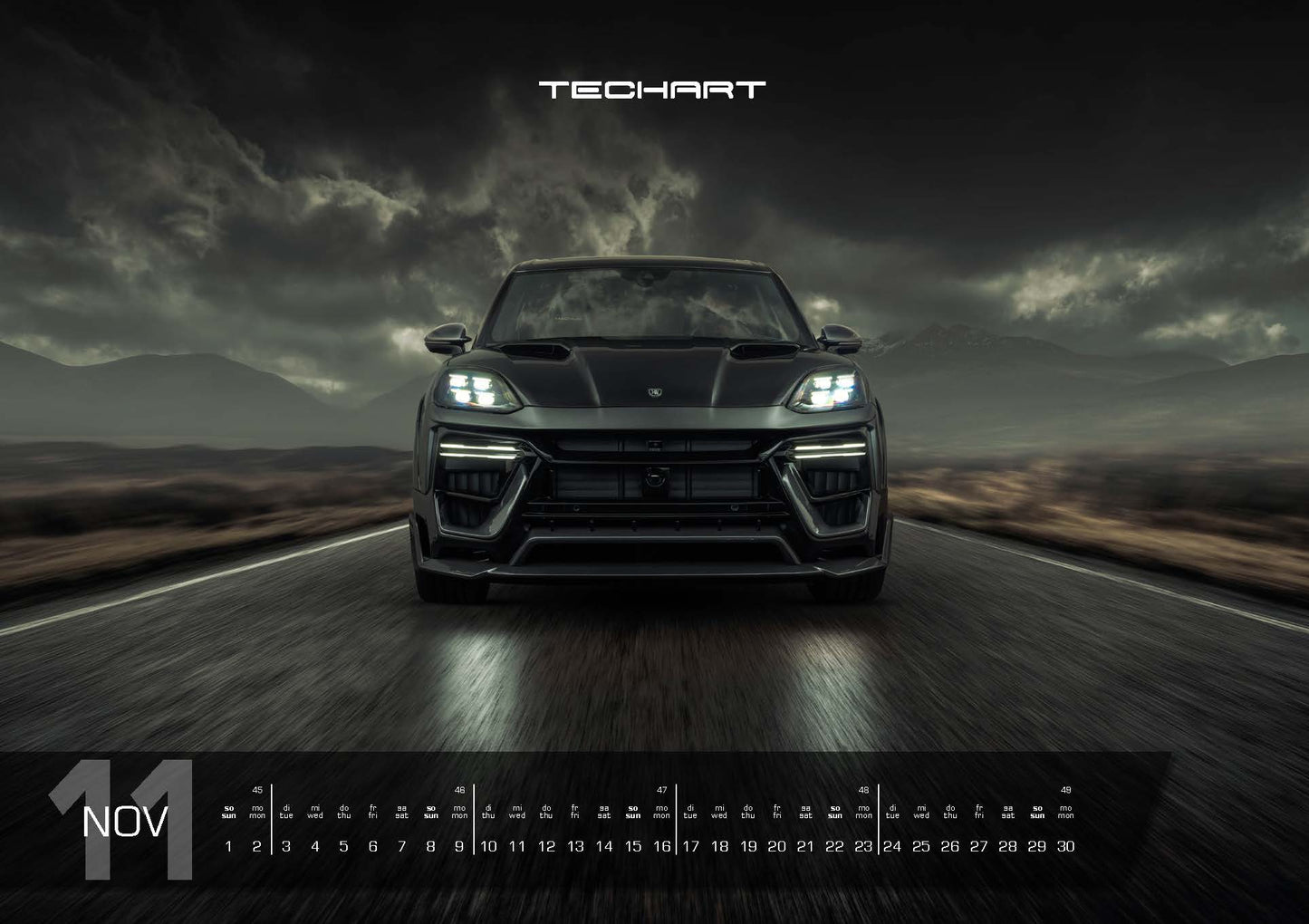 2026 TECHART Calendar