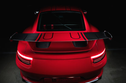 TECHART Rear Spoiler Profile Carbon "glossy" for 991.2 GT3 from MY17